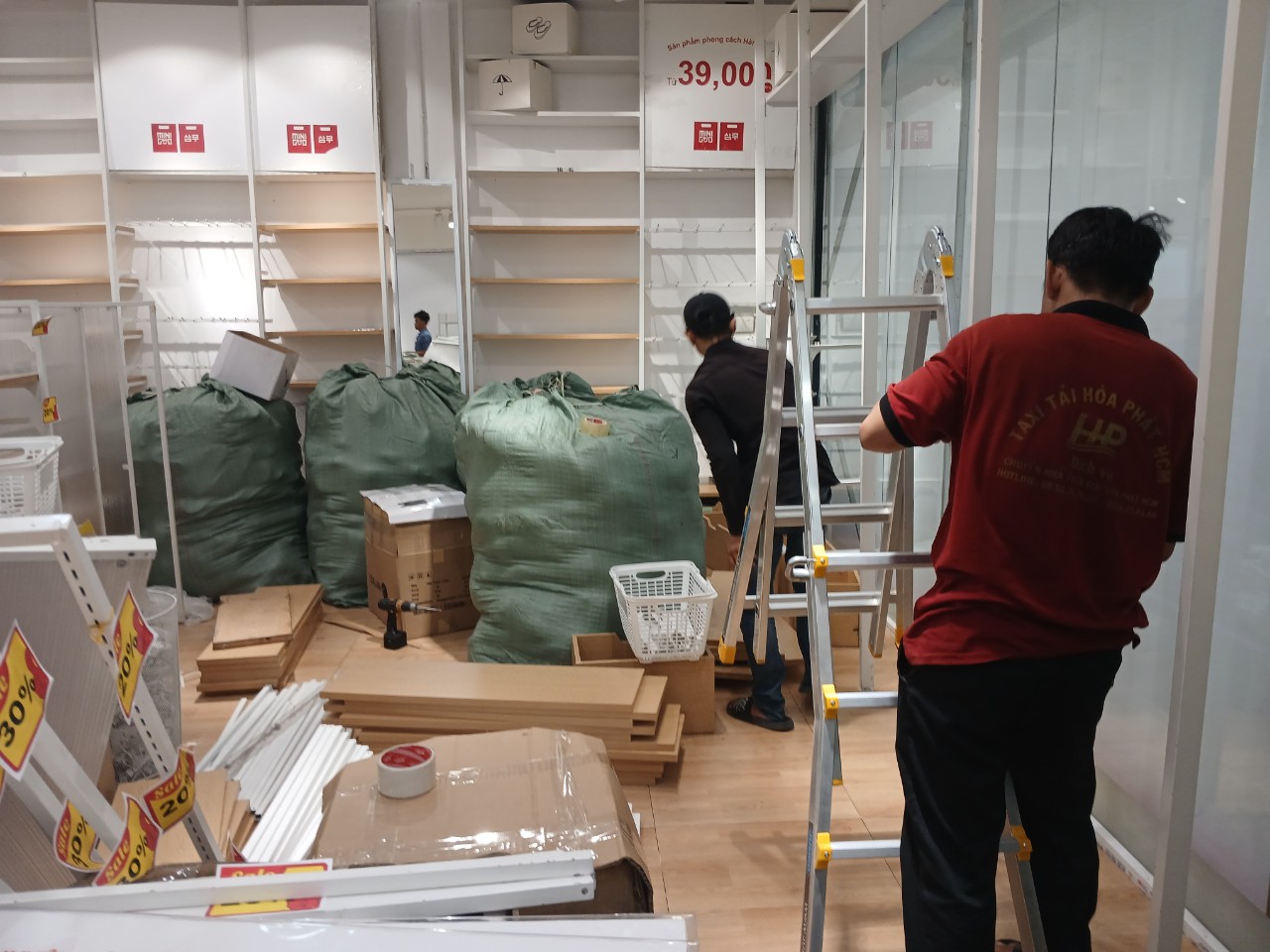 Tháo dỡ hoàn trả mặt bằng văn phòng Công ty, Quán ăn, Nhà hàng